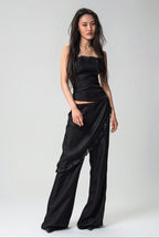 Diagonal Wrap Pants