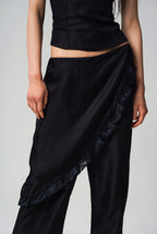 Diagonal Wrap Pants