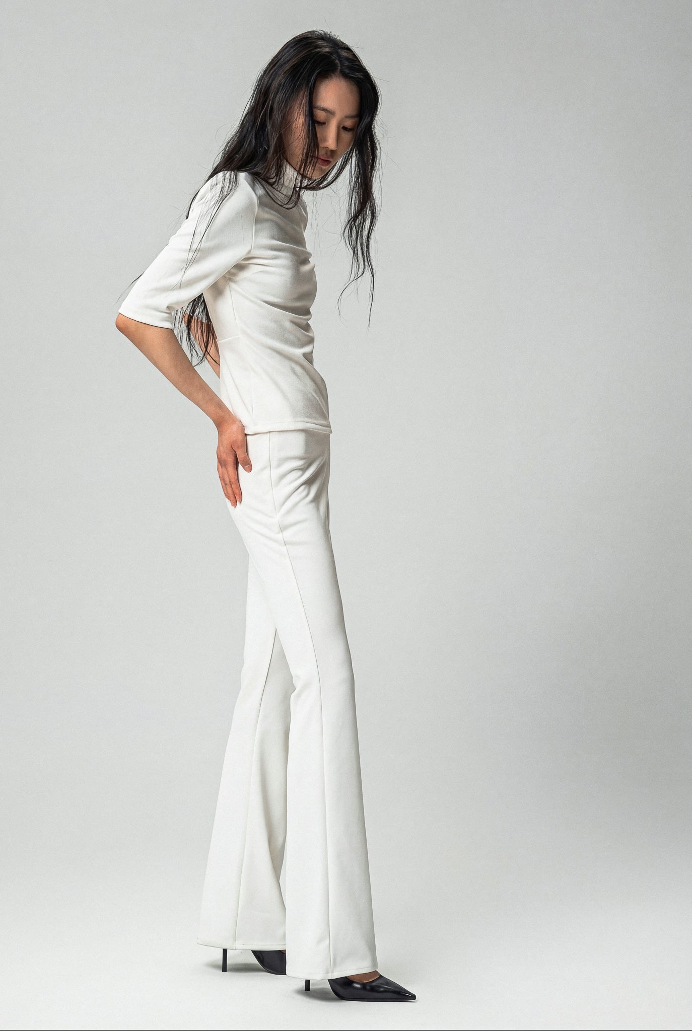 Low Rise Clean Pants
