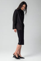 Oversized Double Collar Shirt