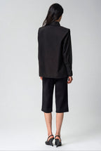 Oversized Double Collar Shirt