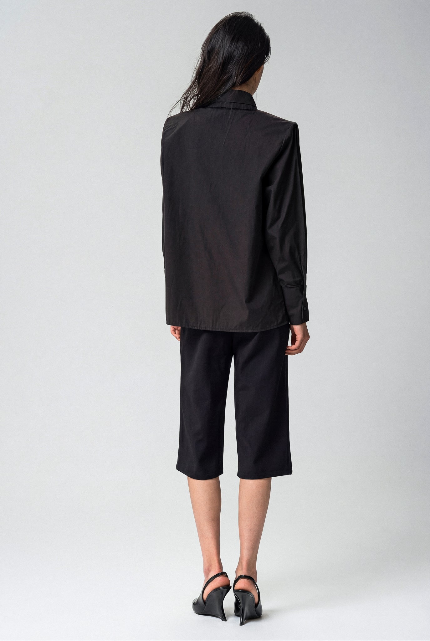 Oversized Double Collar Shirt