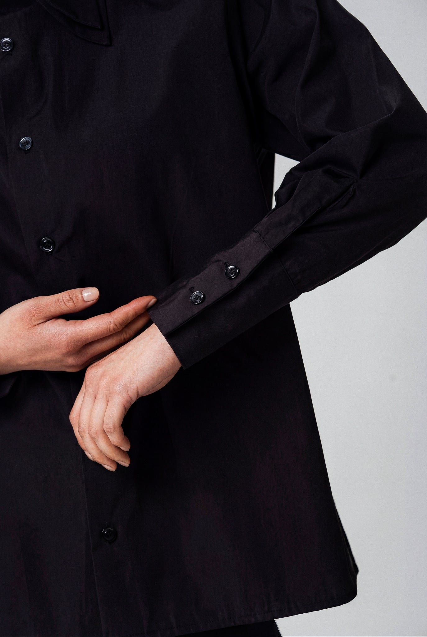 Oversized Double Collar Shirt